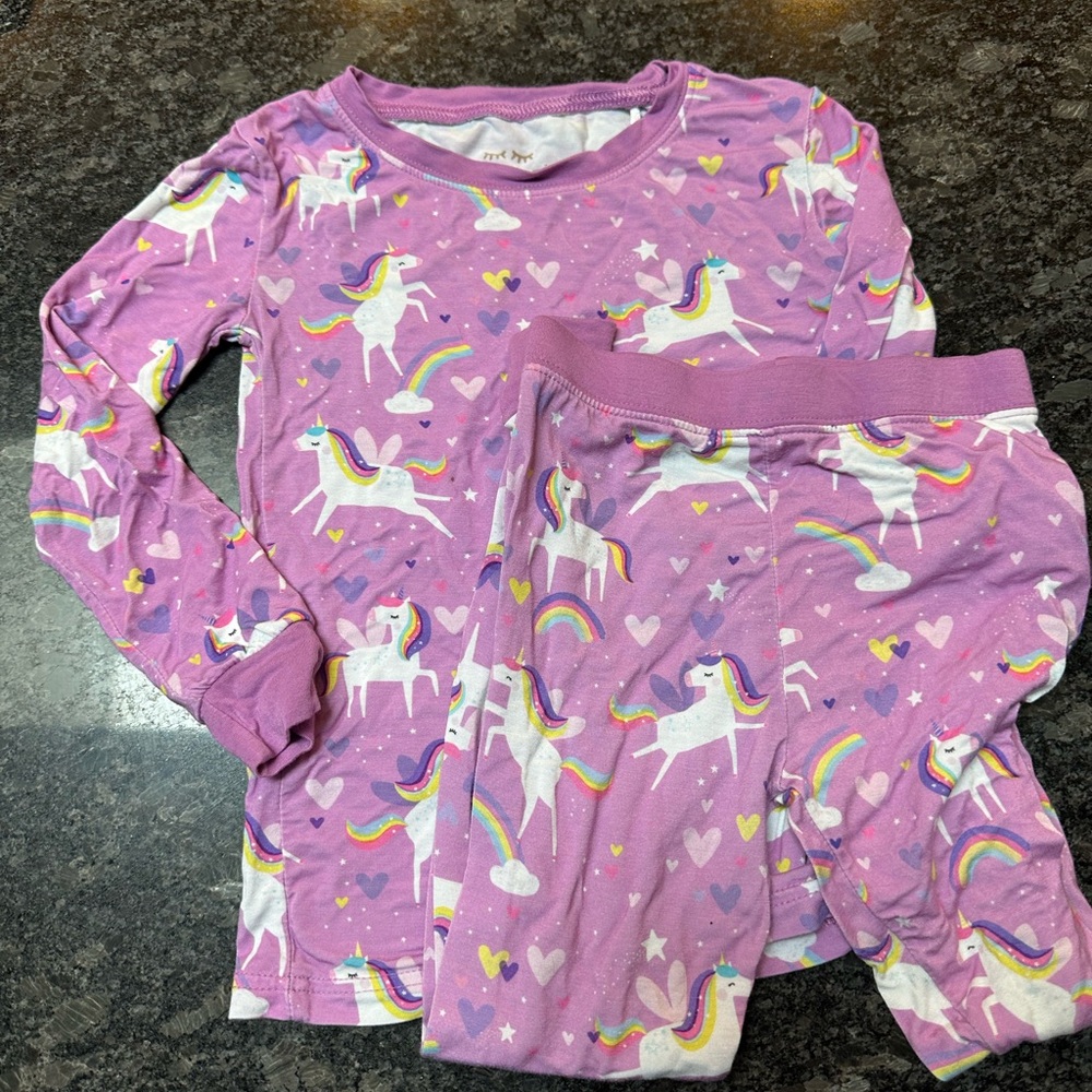 Little Sleepies Sienna’s Unicorns 2 piece- 3T
